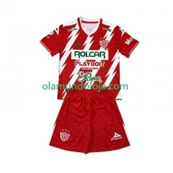 Camisola Club Necaxa Criança Equipamento Primeiro 2024-2025 Manga Curta